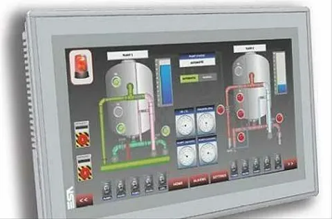 Industrial Touch HMI Panel for SCADA Water Treatment